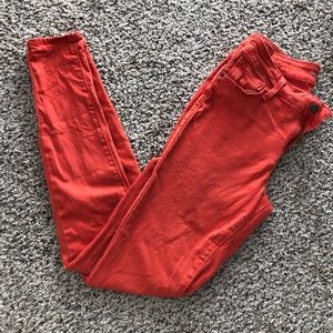 Coral Skinny Jeans